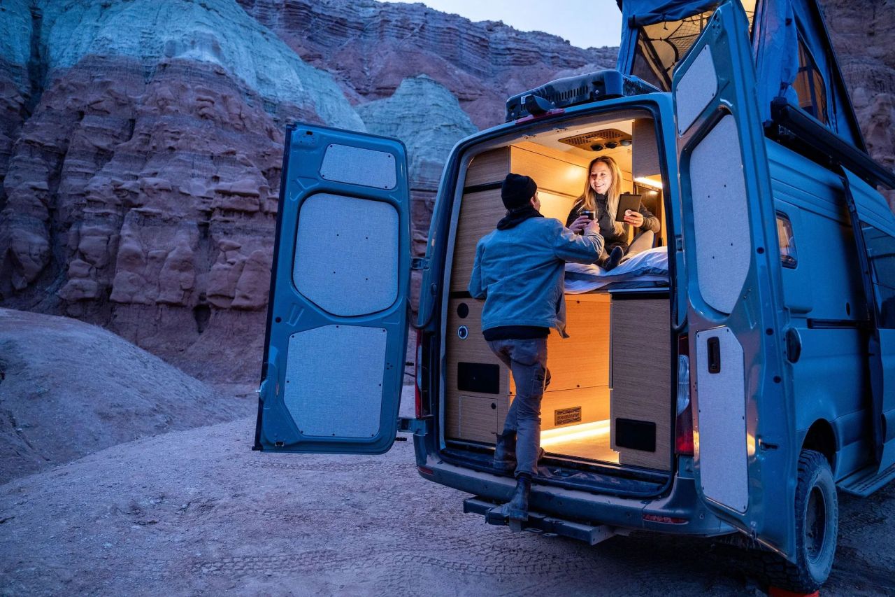 Rossmönster Skye Custom Camper Van Combines Off-Road Capability With Luxurious Living