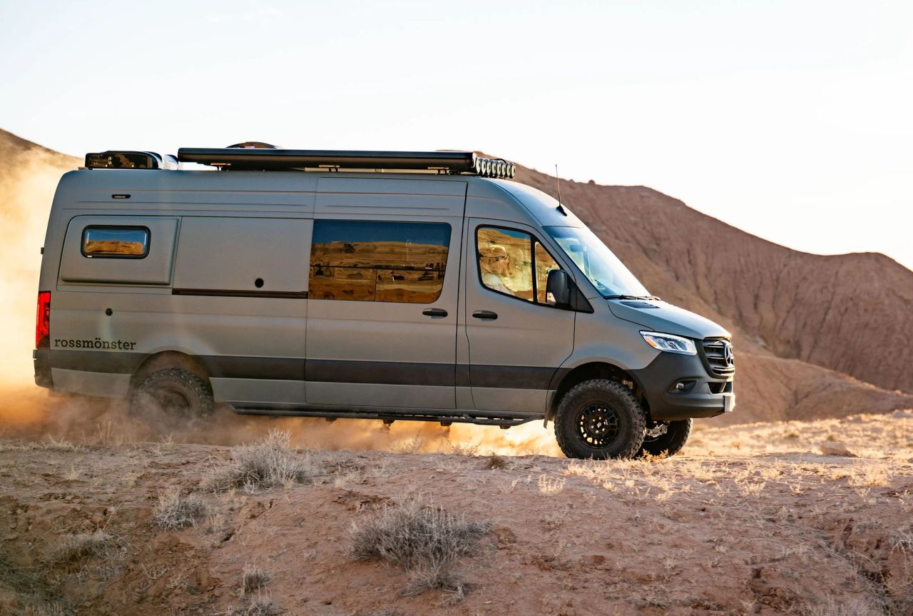 Rossmönster Skye Custom Camper Van Combines Off-Road Capability With Luxurious Living 