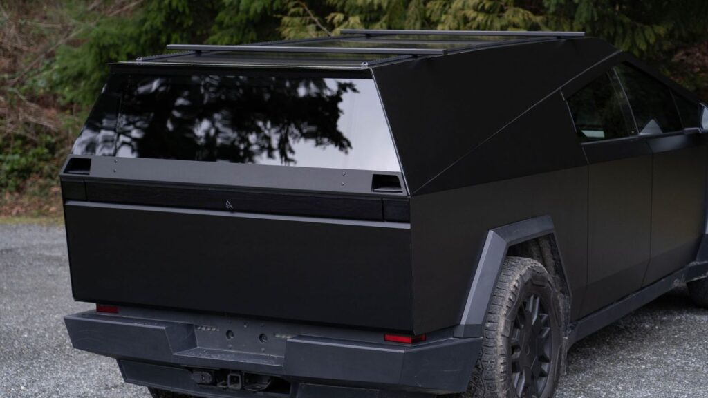 The Cap by Space Campers Lets You Sleep in Tesla Cybertruck