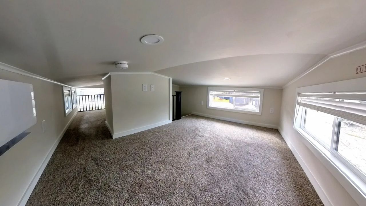 Spacious Loft Bedroom of Chalet Tiny House