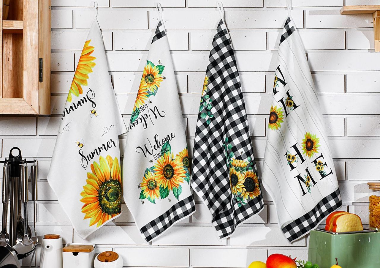 Sunflower Kitchen Towels