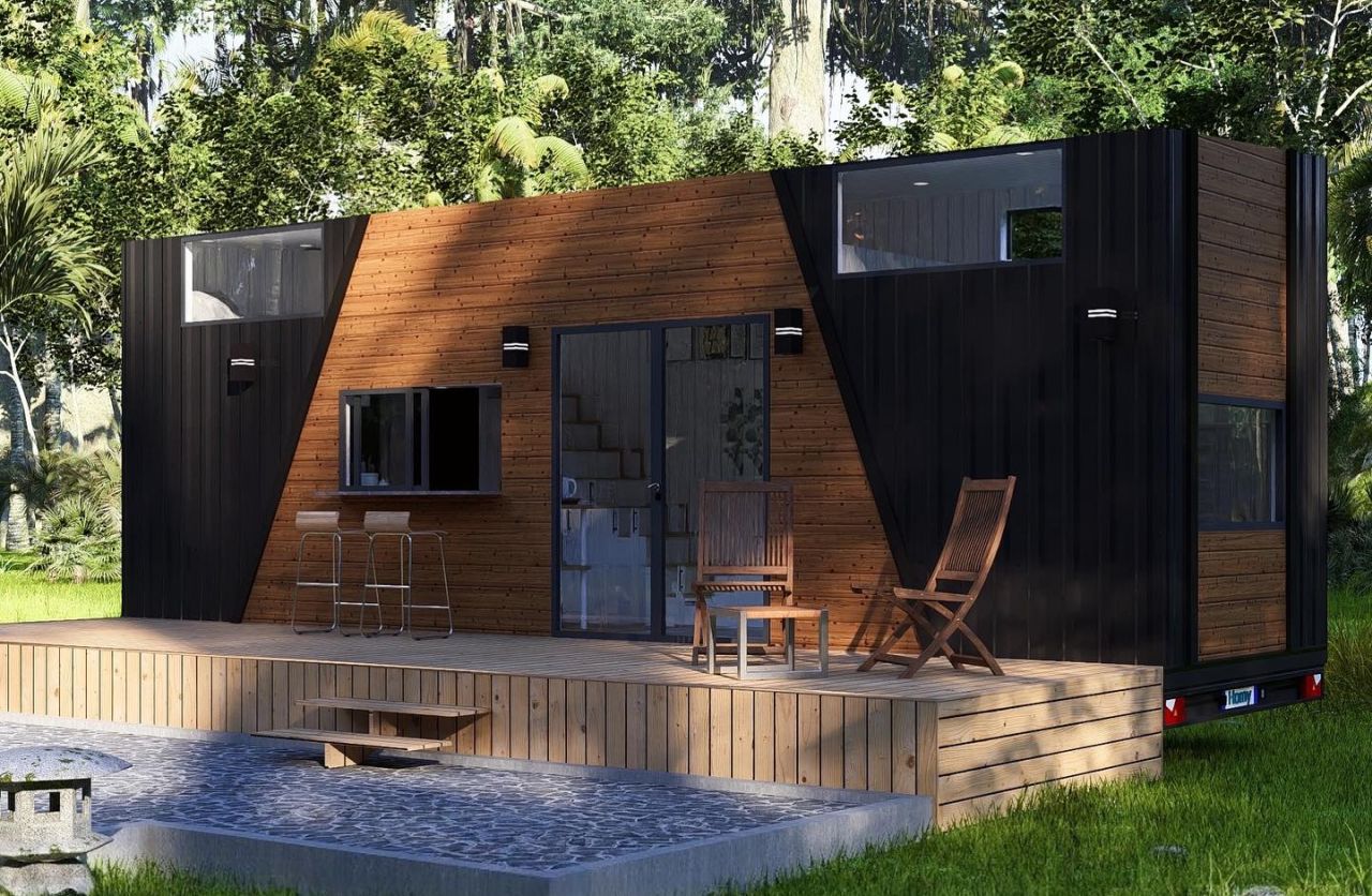 Tesla Tiny House- exterior