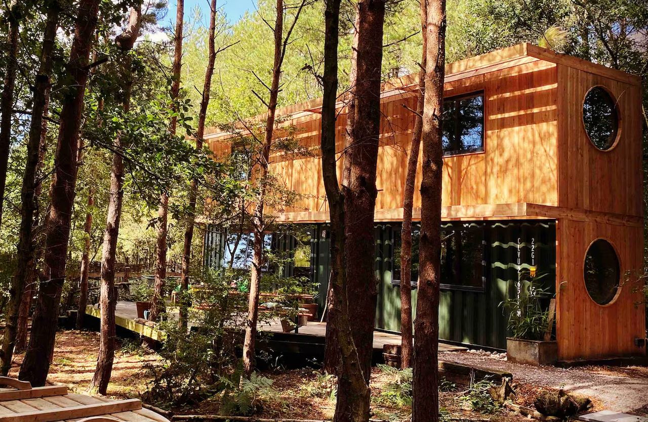 The Exterior of Evergreen Cabin