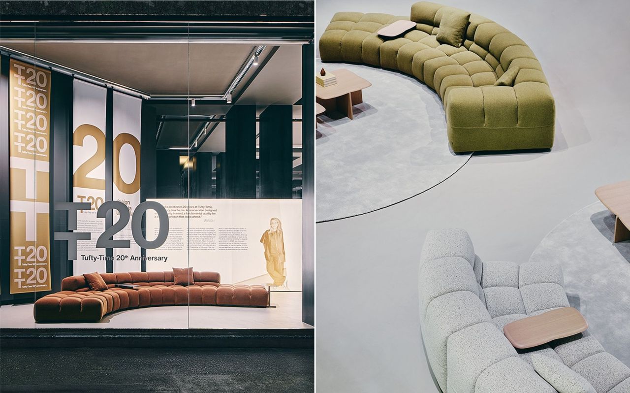 Tufty-Time 20 Modular Sofa by Patricia Urquiola for B&B Italia