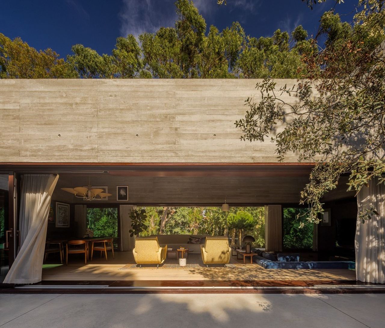 U-Shaped Residence in Portugal is Partially Buried Into Ground