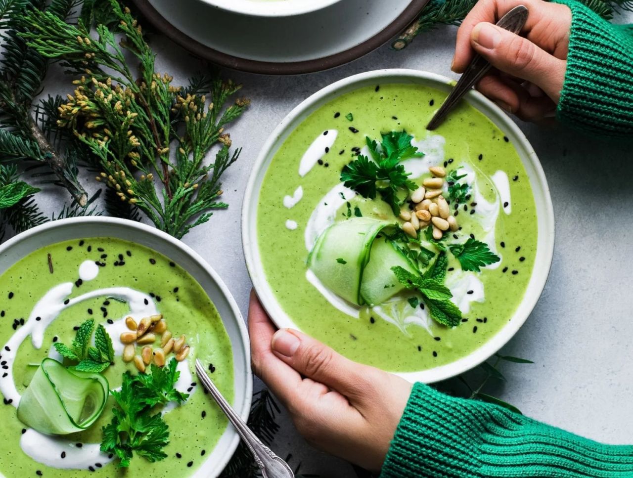 Vegan St. Patrick’s Recipes - Green Goddess Soup