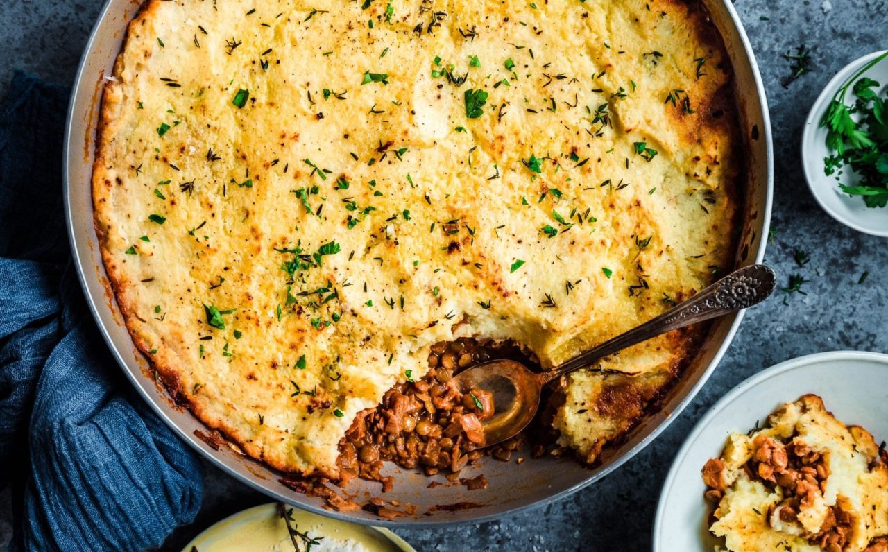 Vegan St. Patrick’s Recipes - Vegan Lentil Shepherd’s Pie