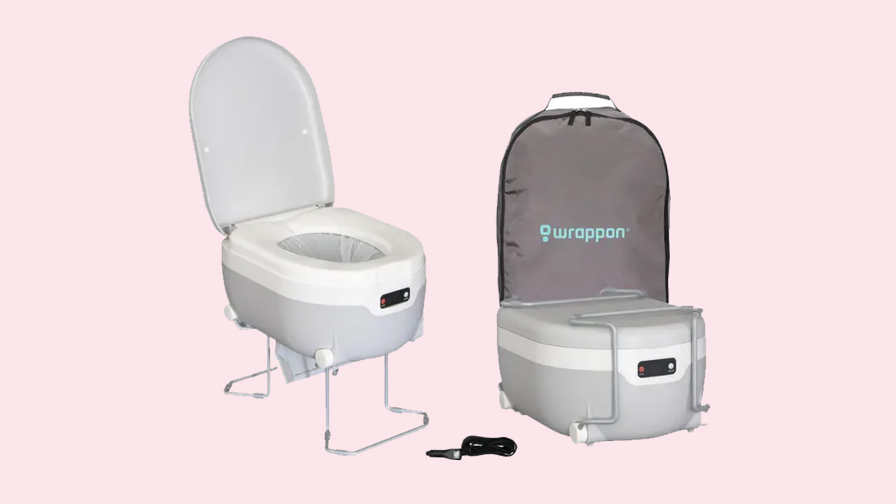 Wrappon Sunny Portable Toilet With Automatic Sealing Waste bags can be Hygienic Solution for Avid Campers