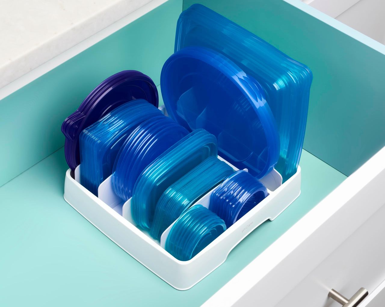 YouCopia StoraLid Adjustable Food Container Lid Organizer