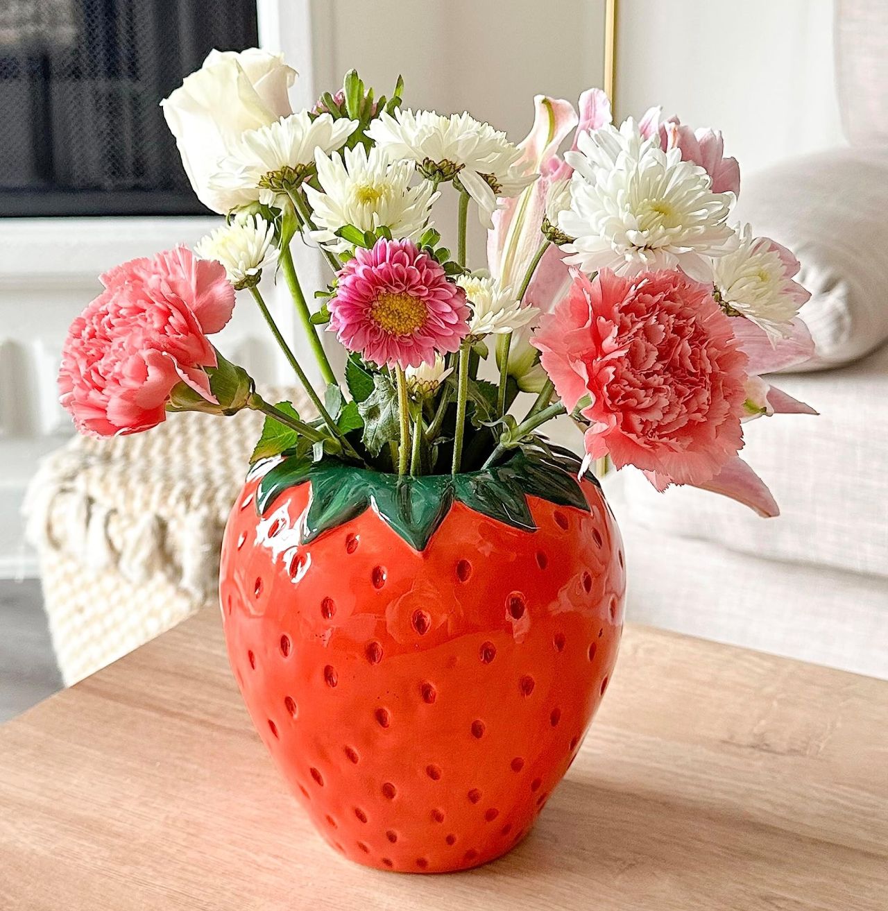 ban.do Vintage Inspired Strawberry Vase