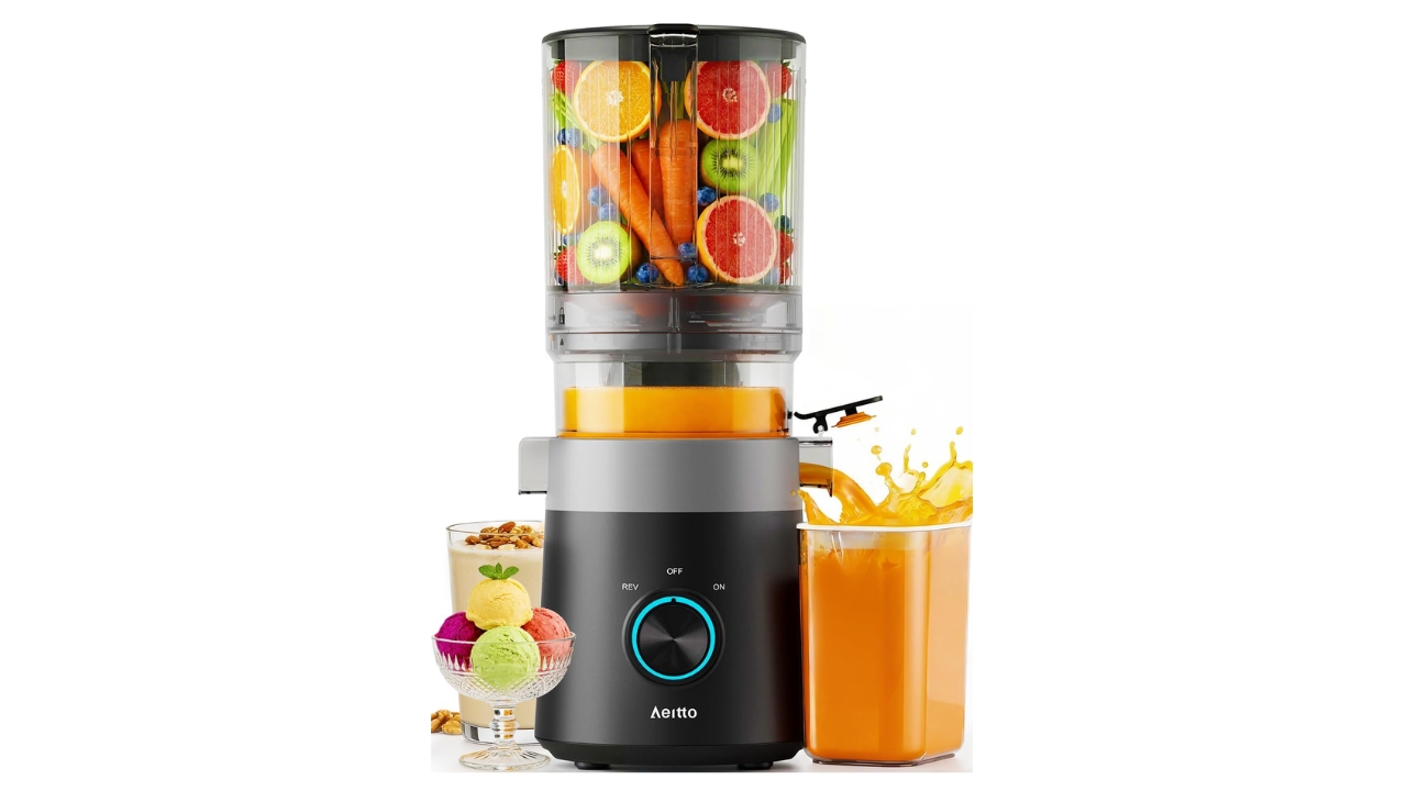 Aeitto 3-in-1 Cold Press Juicer
