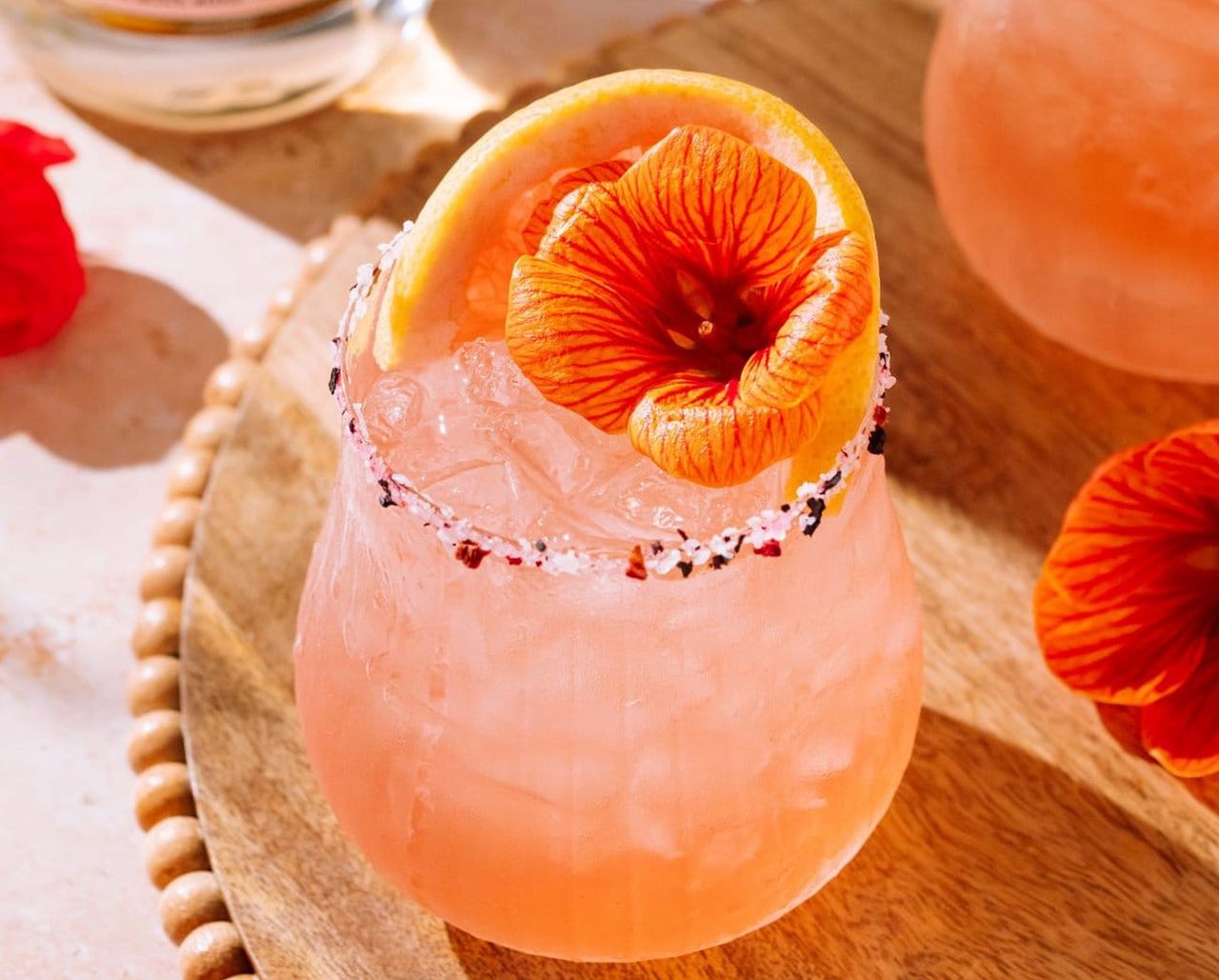 Best Spring Cocktails - Hibiscus Paloma Punch