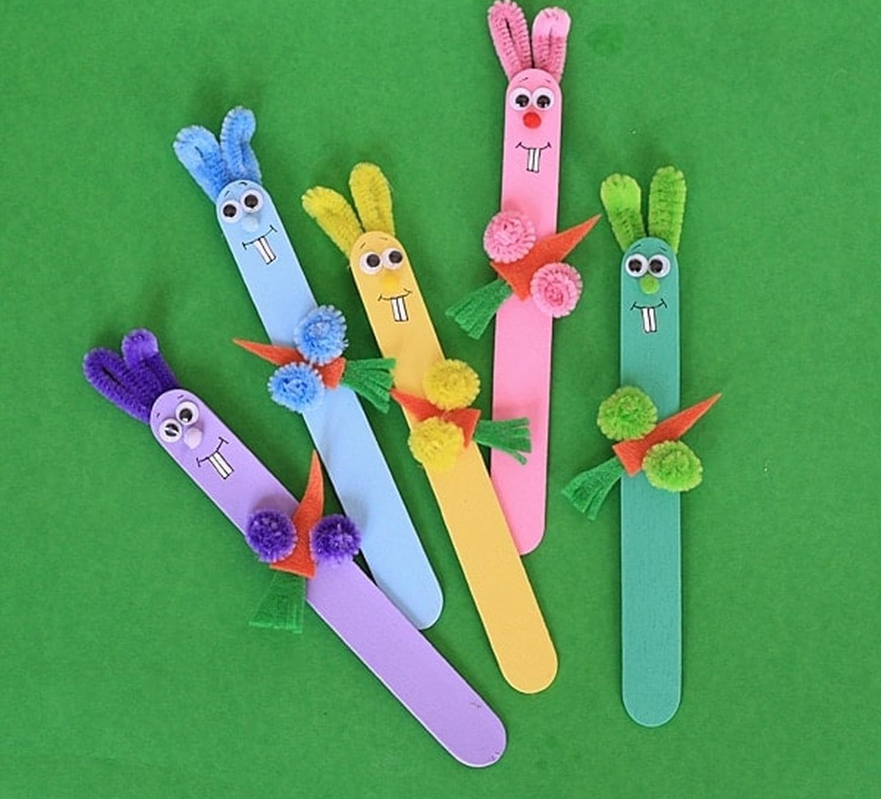 Craft Stick Bunnies