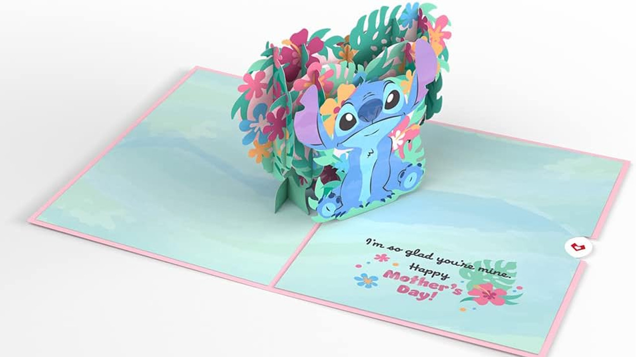 Disney-themed-pop-up-card-stitch-for-mother's-day-gift