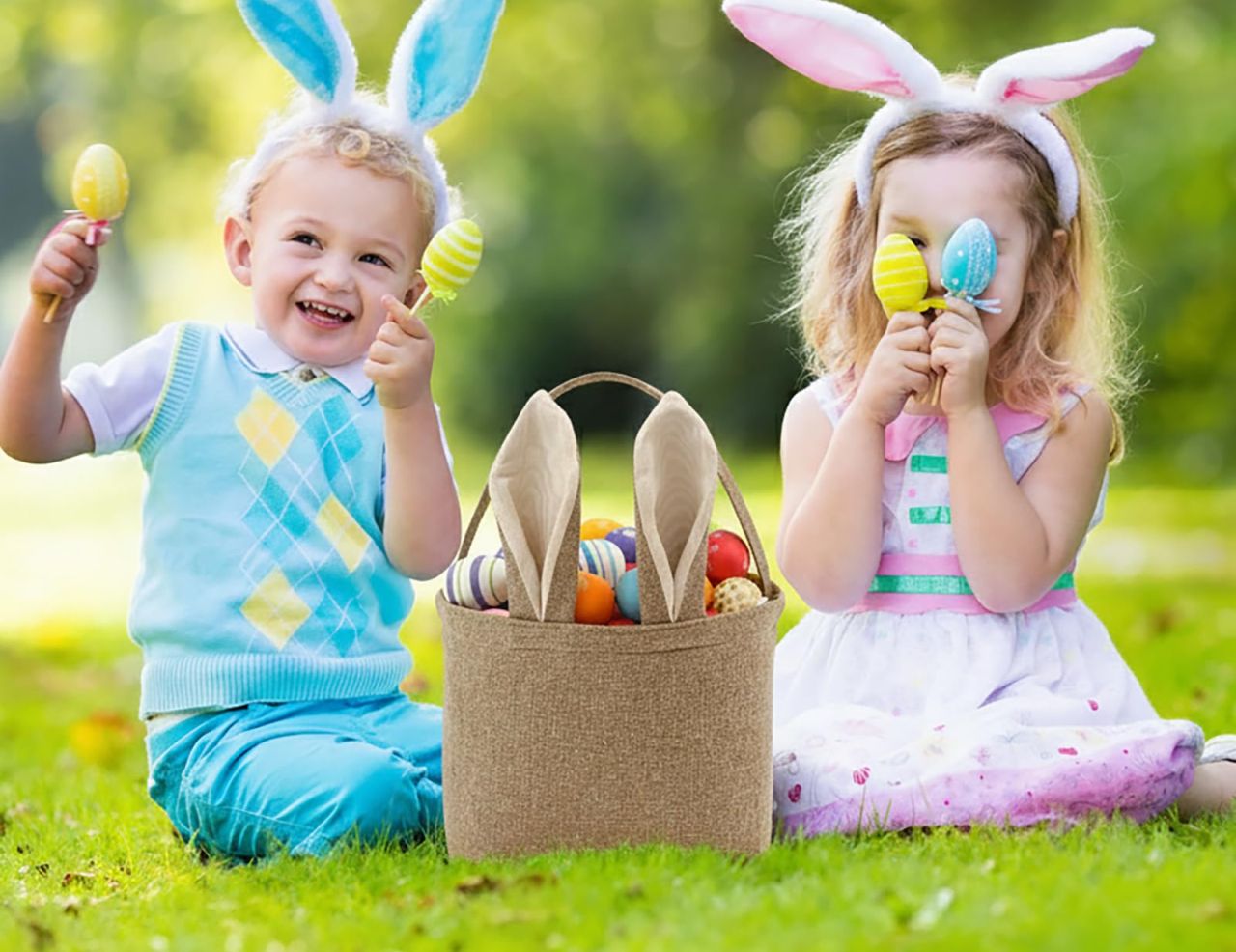 Easter Bunny Basket for Kids