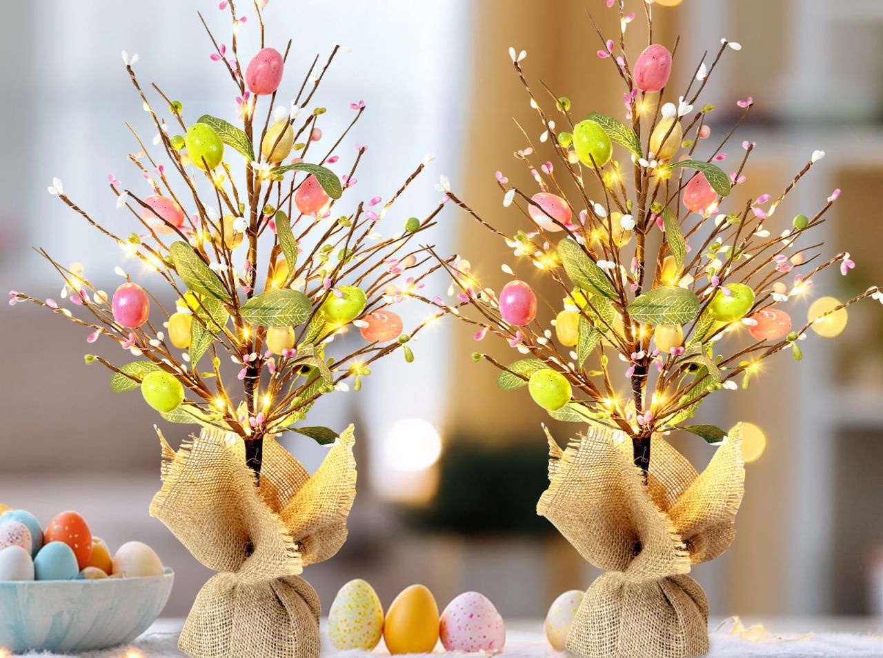 Easter Egg Tree with Lights