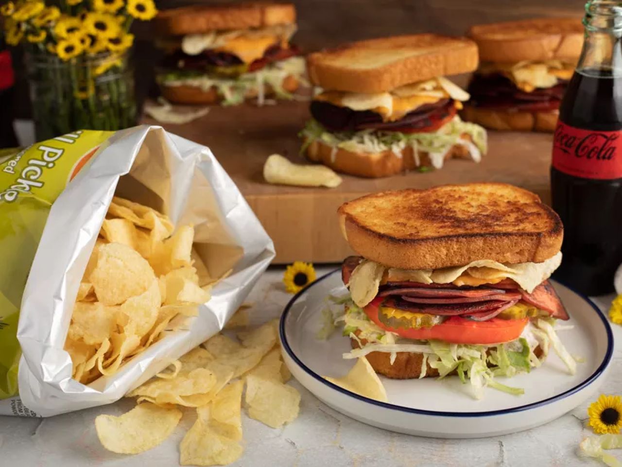 Fried Bologna Sandwich