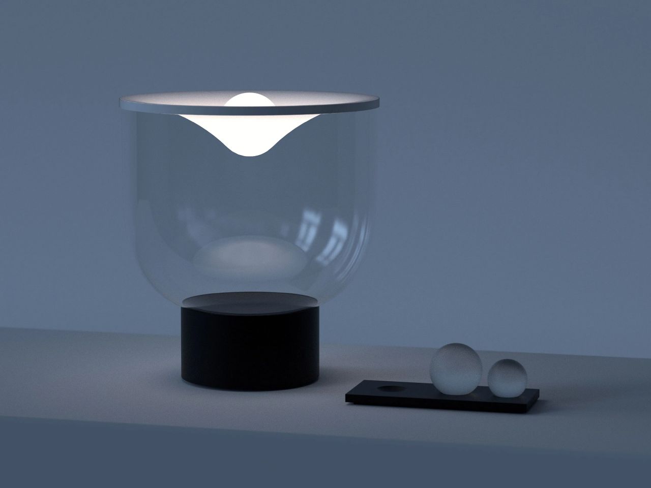 Grammoluce table lamp by Studio Habits for Martinelli Luce at Euroluce during milan design week 2025