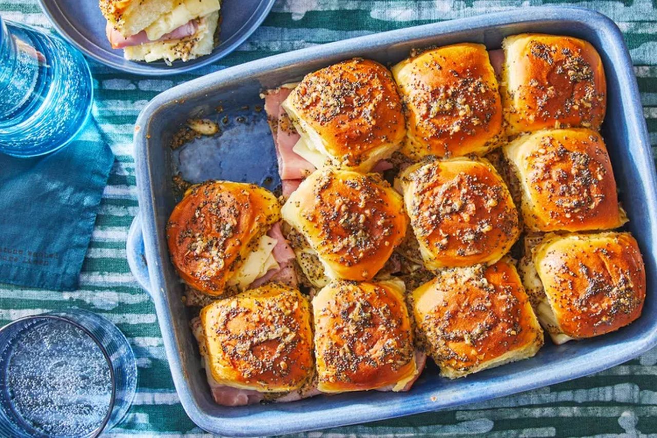 Ham-And-Swiss Sliders