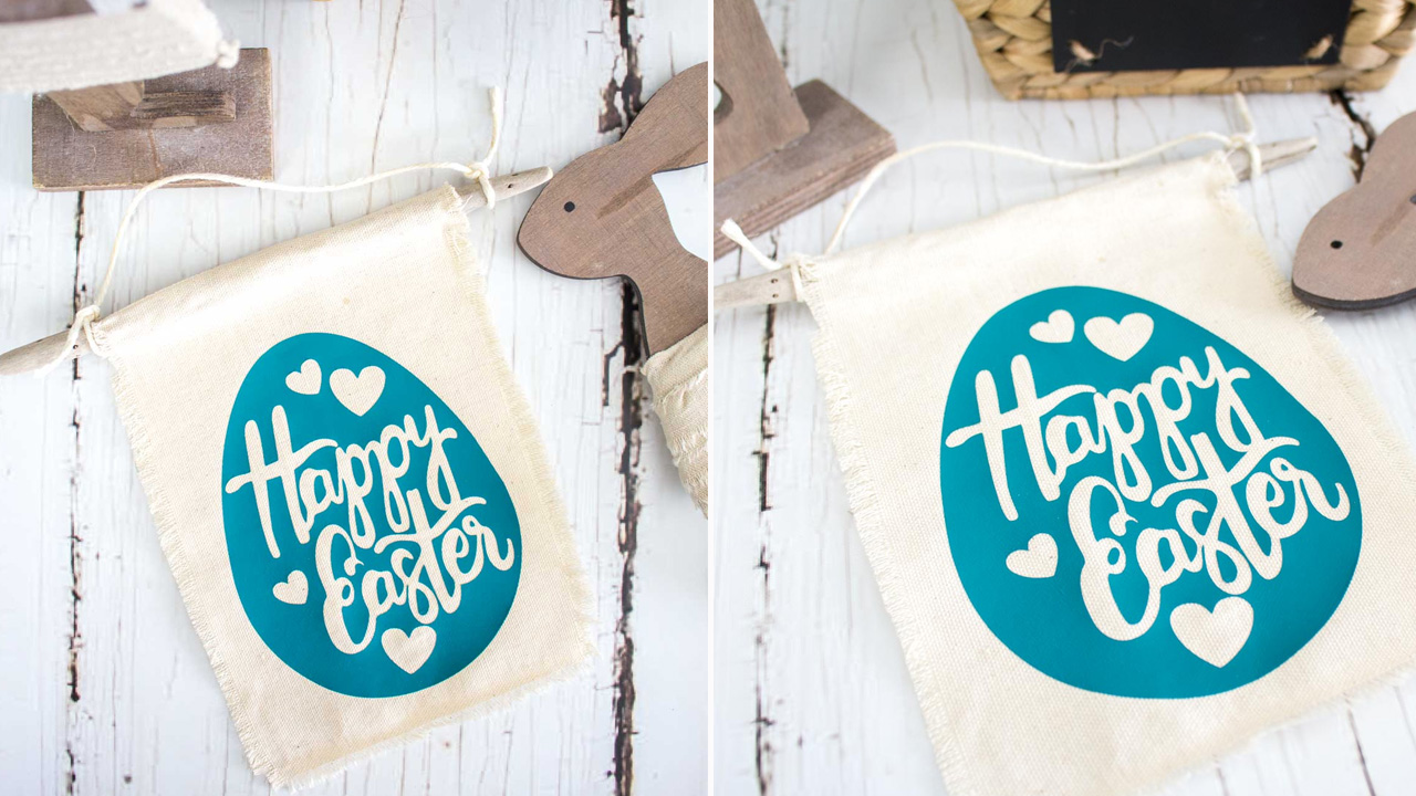 Mini DIY Happy Easter Banner