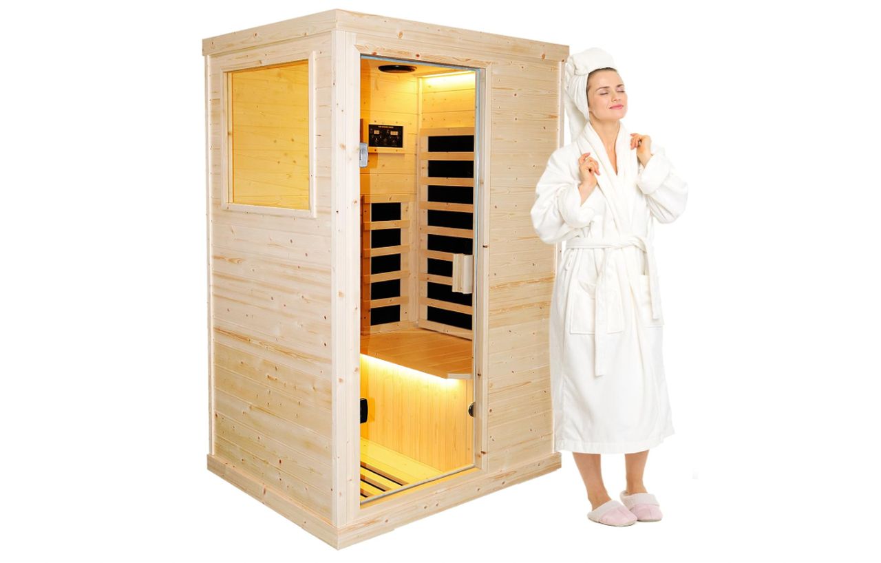 OUTEXER Far Infrared Wooden Sauna Room