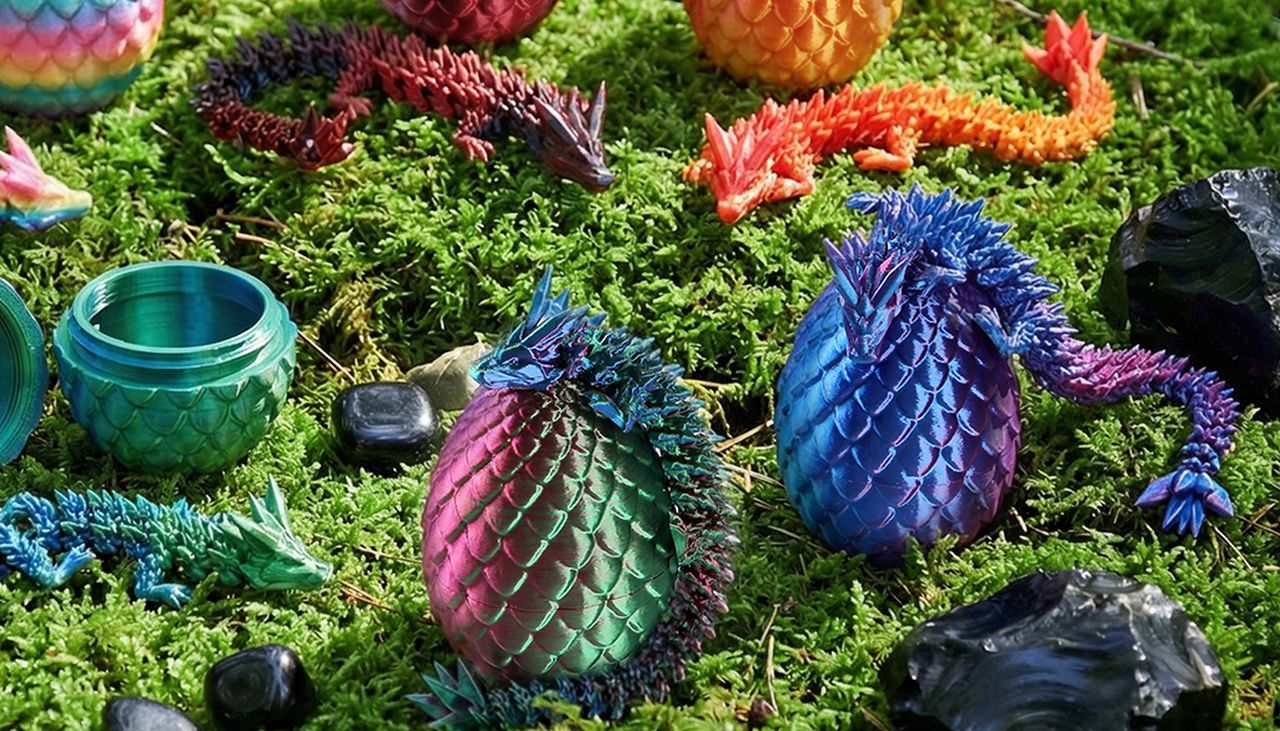 Printed Dragon Eggs