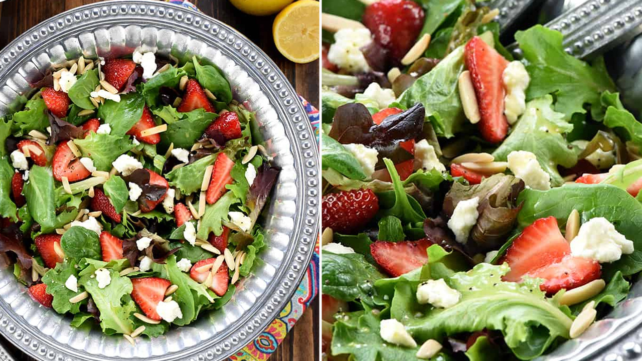Strawberry Goat Cheese Salad