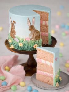 Bunny Cake for easter dessert