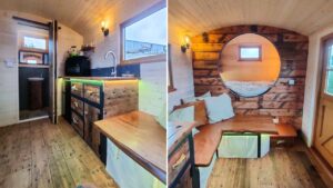 1940s Rail Carriage Turned Into Quaint Tiny Home - 1