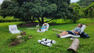 Airmaan Z Lounger Made of Space-Grade Materials is Designed for Outdoor Living