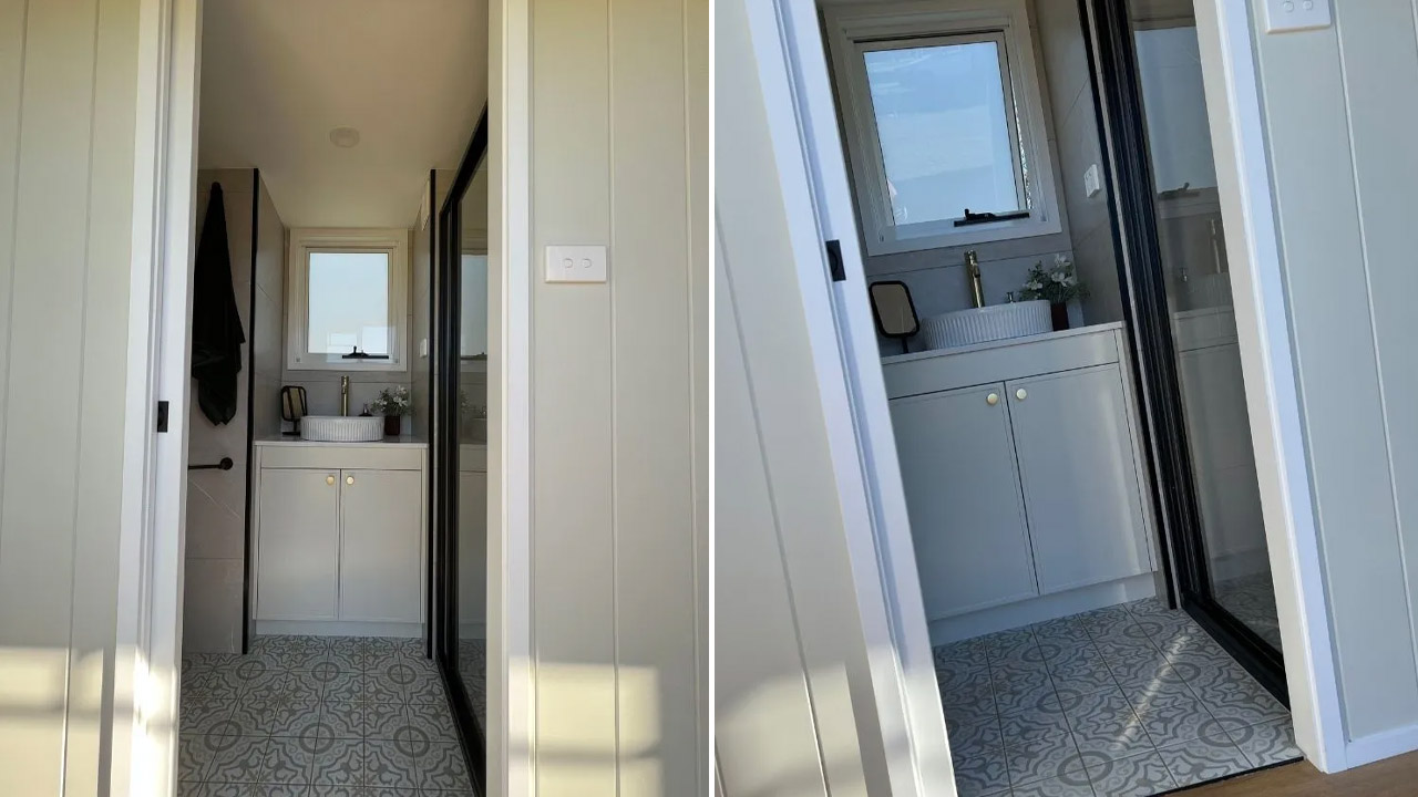Bathroom of Plus Two Tiny House