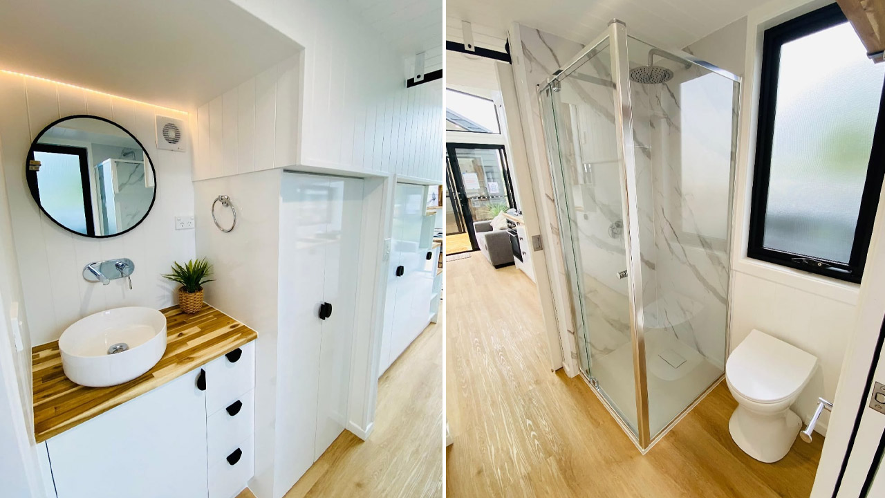 Bathroom of Quantum SE Tiny House