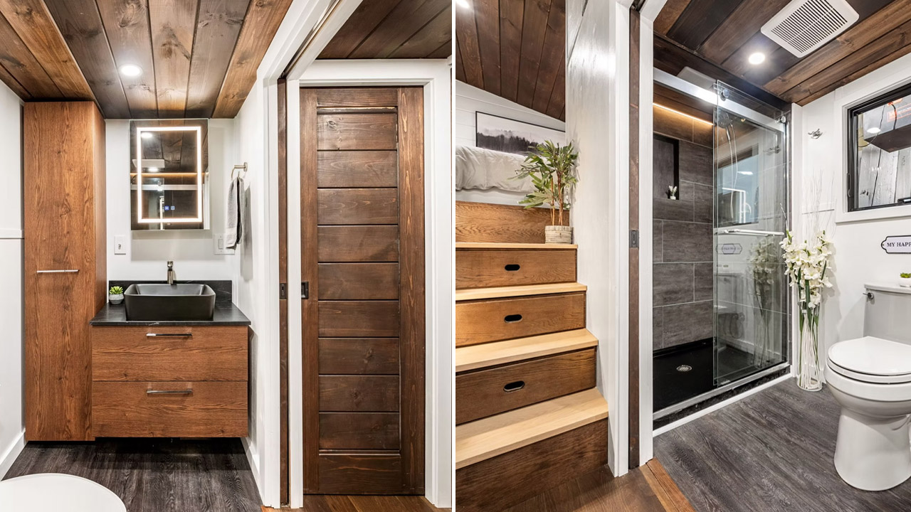 Bathroom of Retirement Retreat Tiny House
