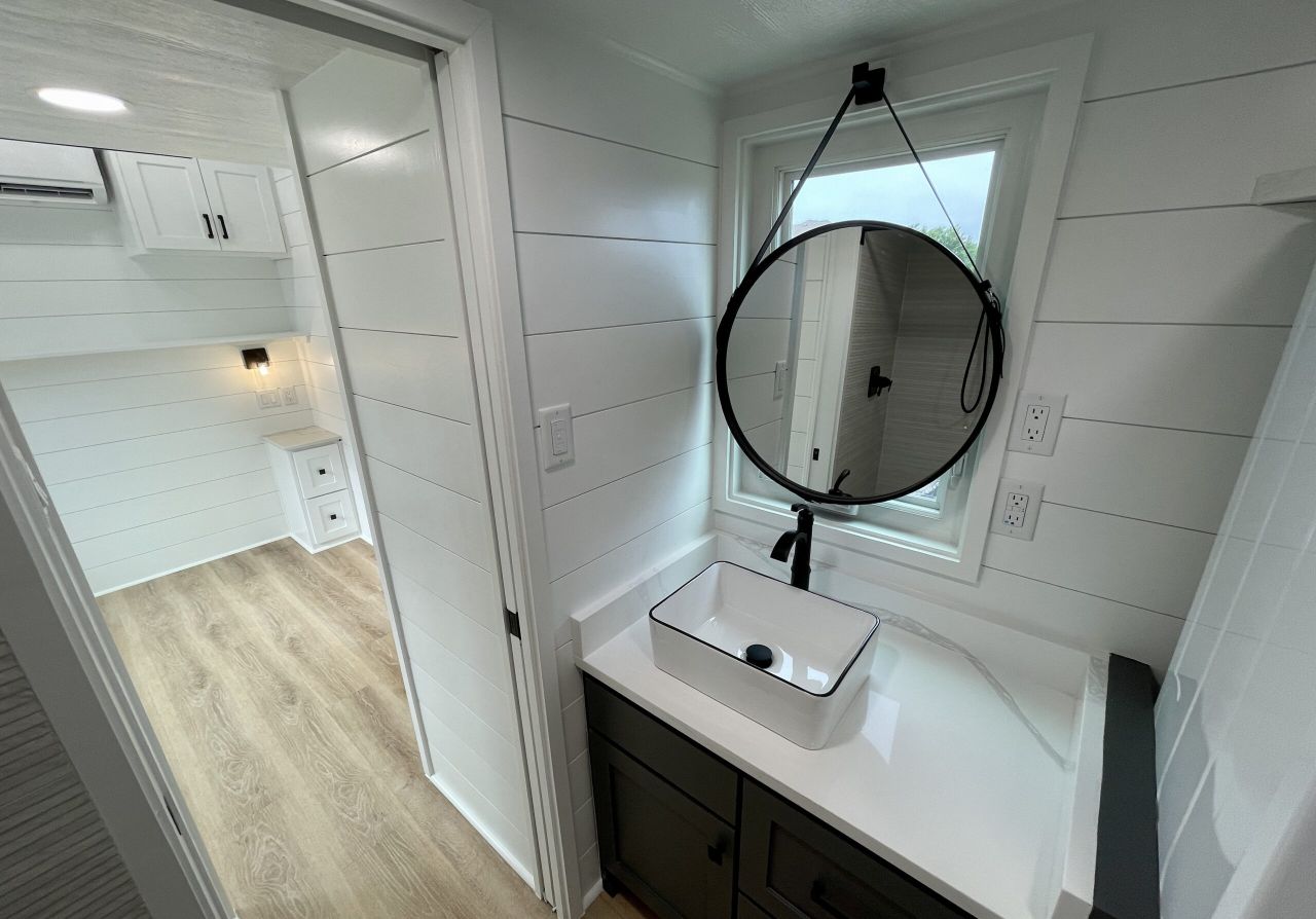 Bathroom of Sadie's Suite Tiny House- 1