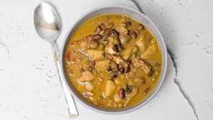 Bean stew with tofu recipe