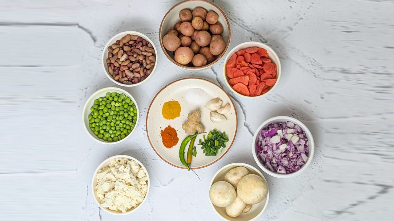 Bean stew with tofu recipe - ingredients