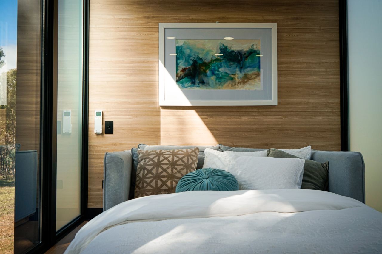 Bedroom of Beaufort Bushland Tiny House- 1