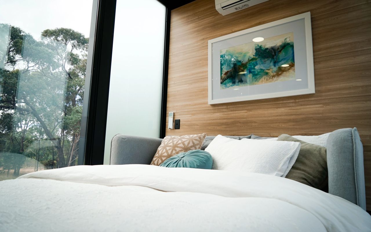 Bedroom of Beaufort Bushland Tiny House