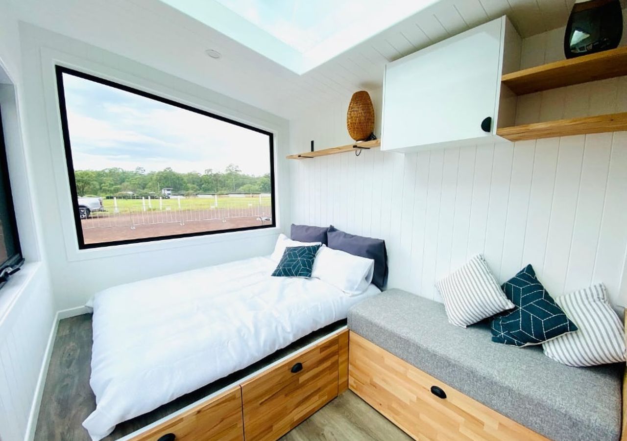 Bedroom of Sunrise Tiny House