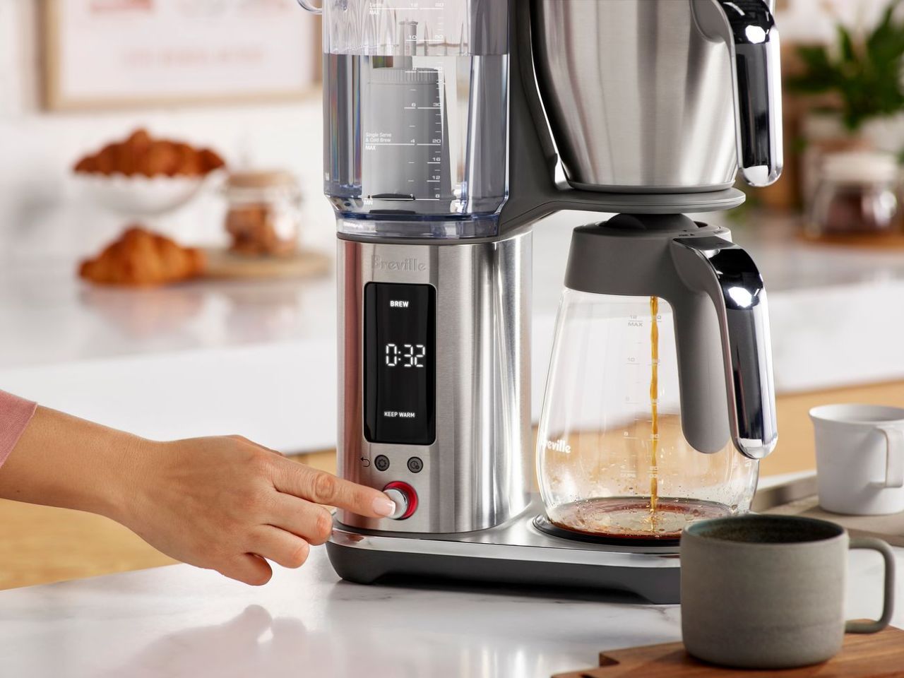 Breville Luxe Brewer With Removable Water Tank and Two Filters