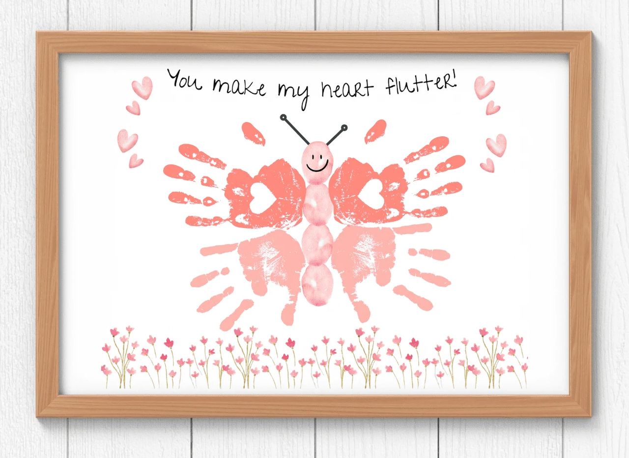 Butterfly Handprint Craft