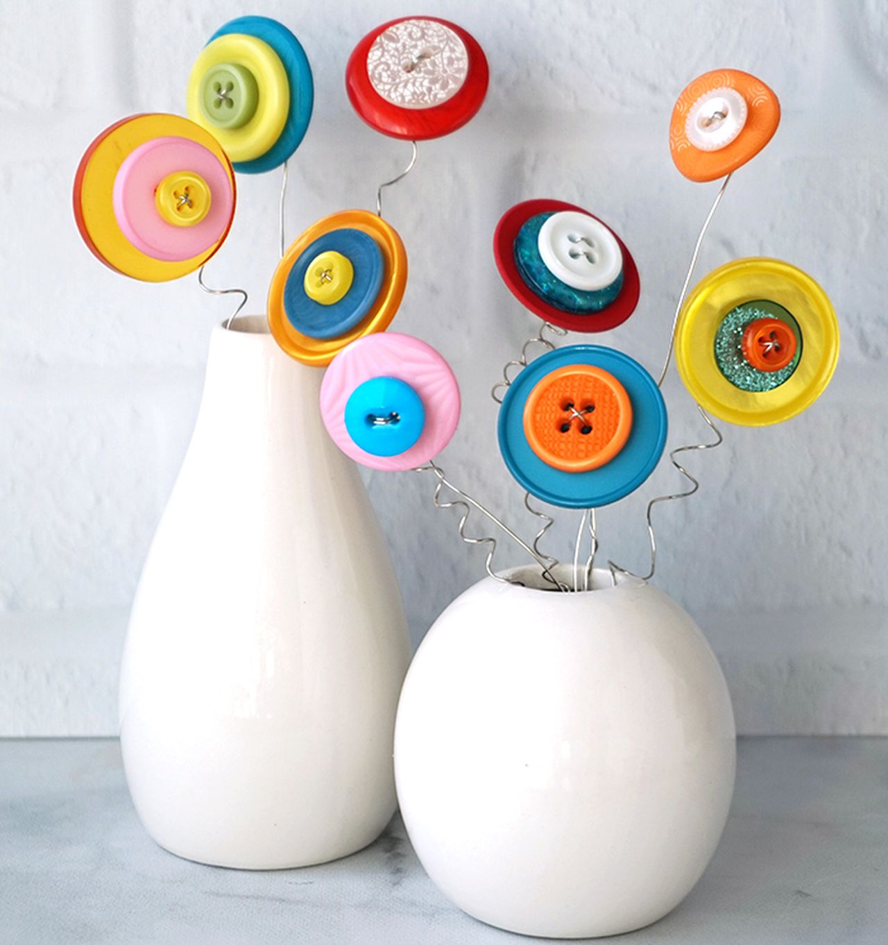 Button Flower Bouquet