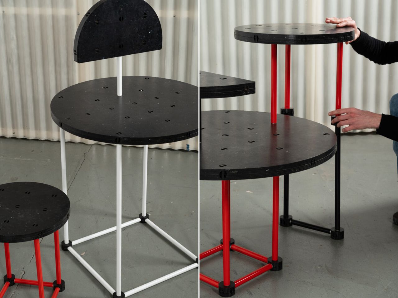 COSMOPLAST Modular Furniture Collection by Marcela Coppari