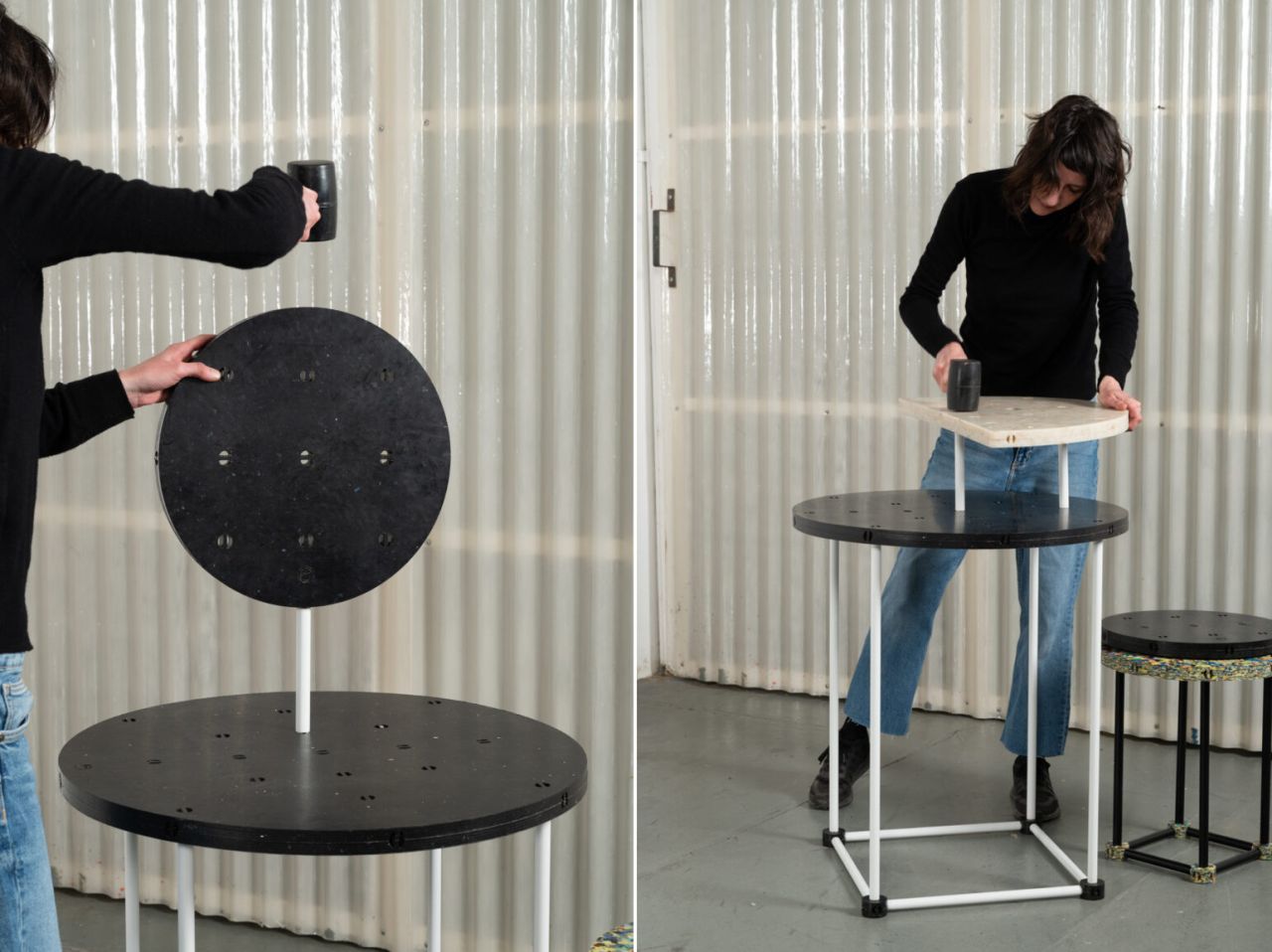 COSMOPLAST Modular Furniture Collection by Marcela Coppari