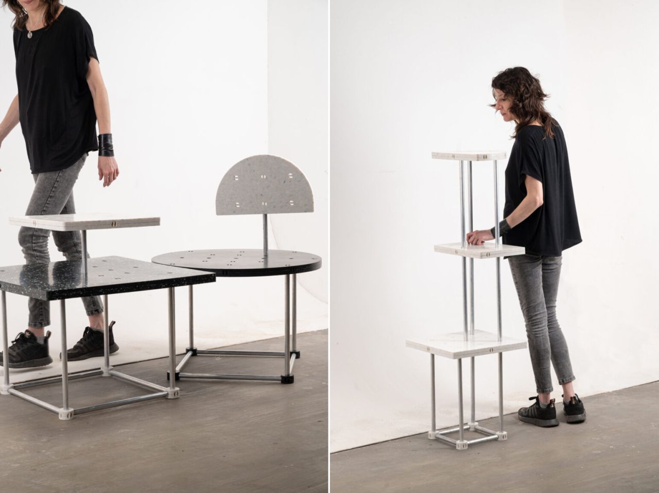 COSMOPLAST Modular Furniture Collection by Marcela Coppari