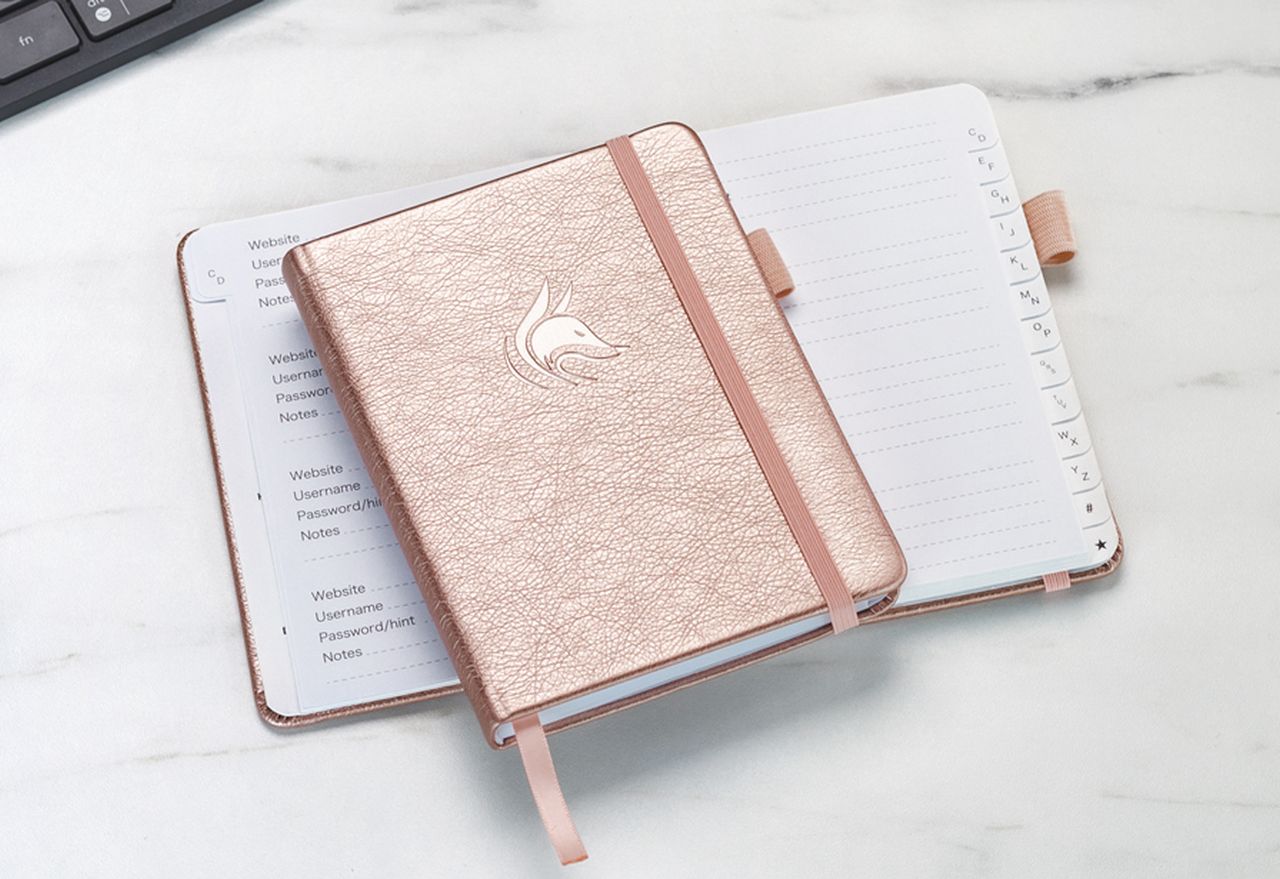Clever Fox Password Book With Alphabetical Tabs