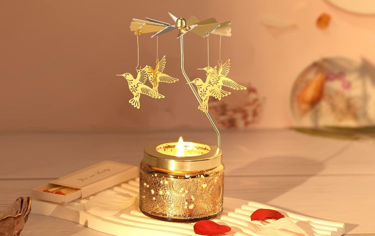 Curimama Hummingbird Rotating Candles