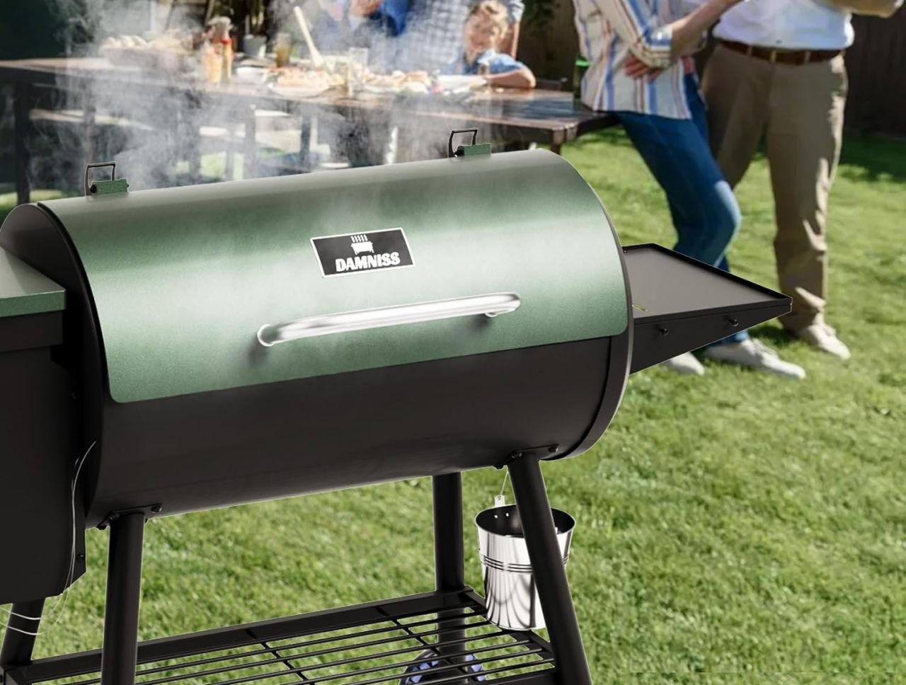 DAMNISS DAPG-03 Electric Wood Pellet Smoker Grill_2