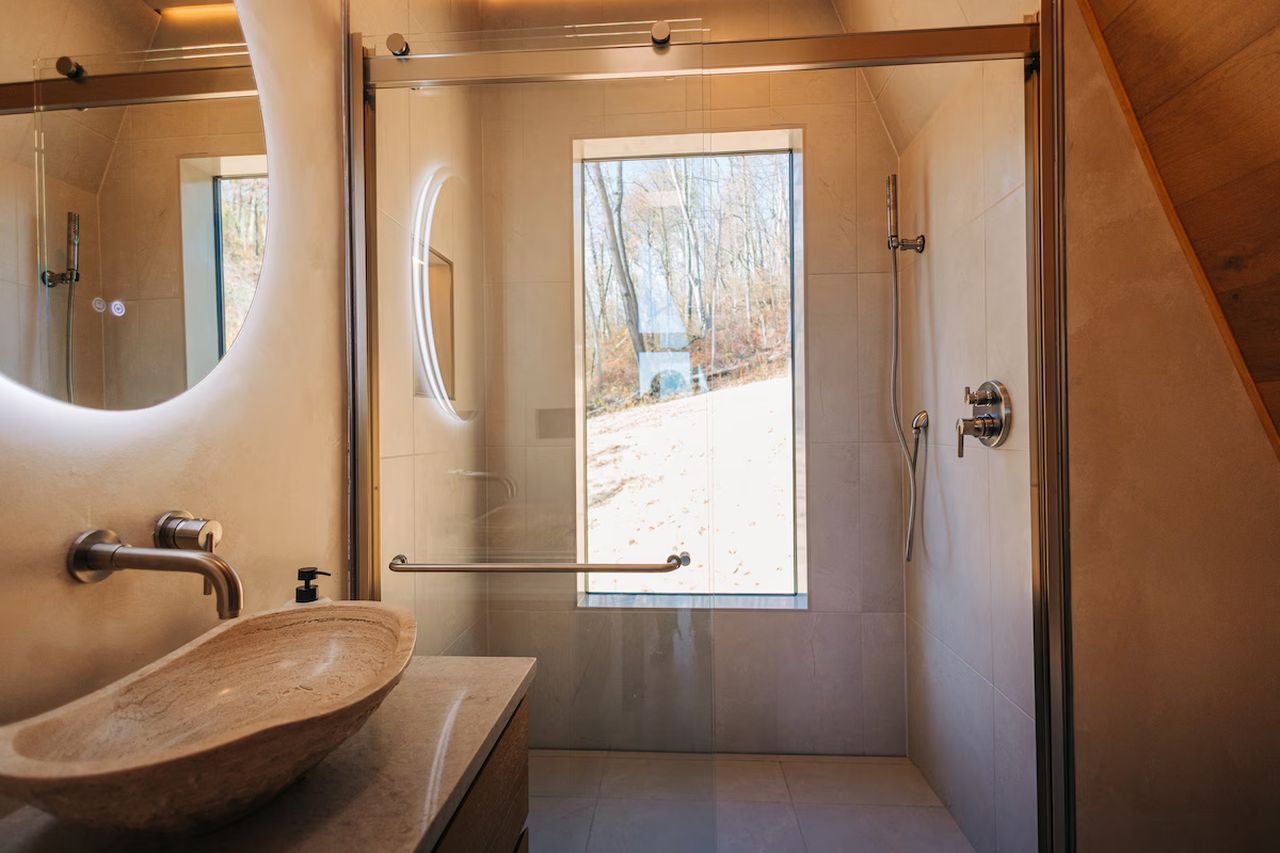 Diamond View A-Frame Cabin Rental - bathroom 2