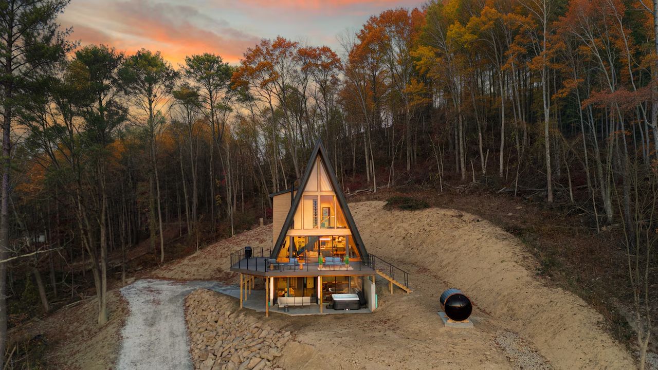 Diamond View A-Frame Cabin Rental - exterior 1